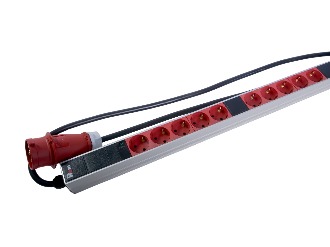 Rem R-3x16-30S-I-1820-3-3PN Вертикальный блок розеток 19" до 16А