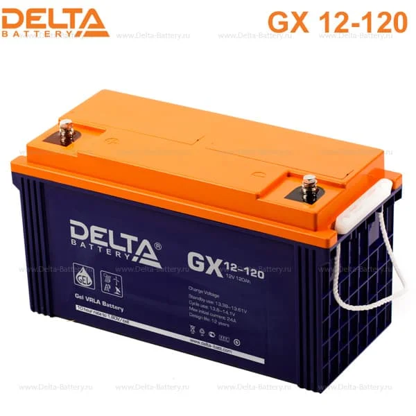 Аккумулятор Delta GX 12-120 GEL (12 В / 120 Ач)