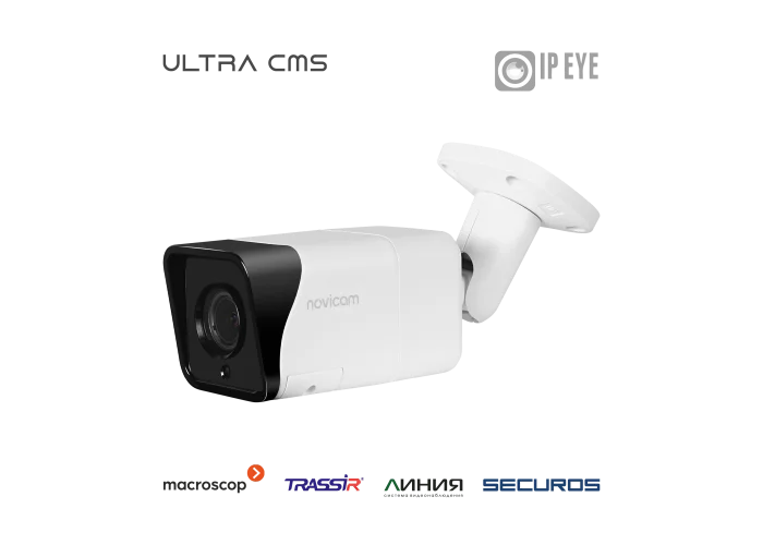 Novicam LUX 58 Novicam v.1082V - IP видеокамера пуля, матрица 1/2.8" CMOS, 5 Мп 20 к/с, объектив вариофокаль -   , объектив