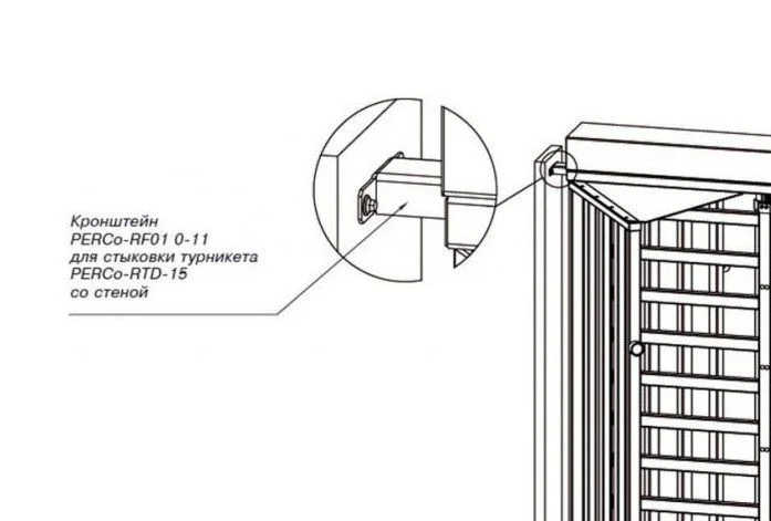 Турникет PERCo-RF01 0-11