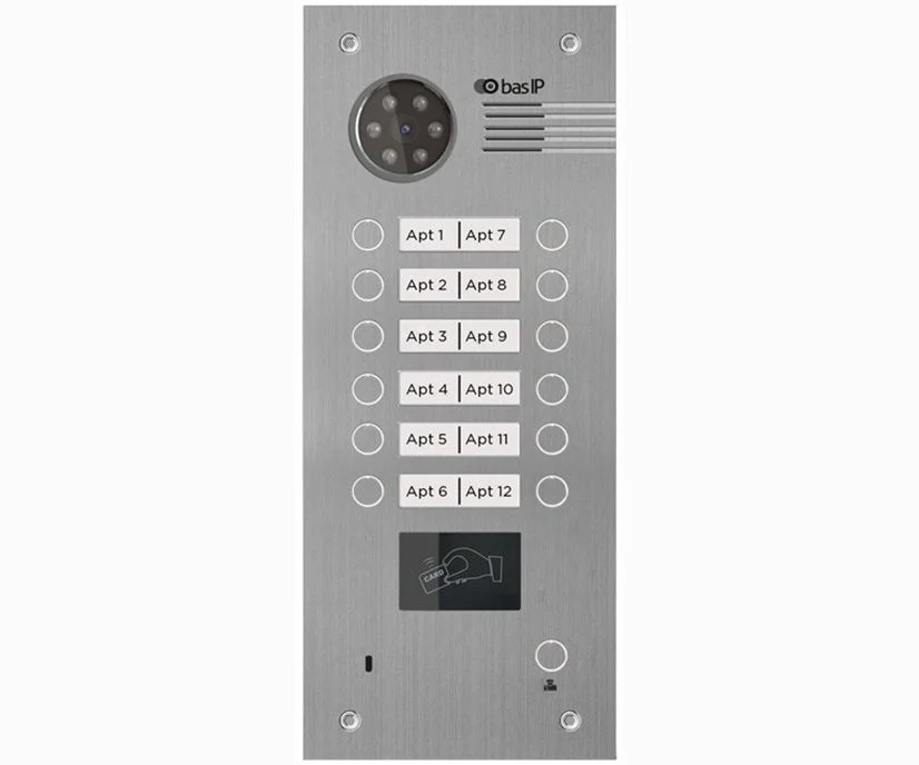 Вызывная панель BAS-IP BA-12MD SILVER
