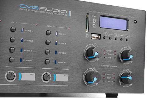 CVGaudio PTM-4120Dm Трансляционный усилитель 120 Вт, на 4 зоны
