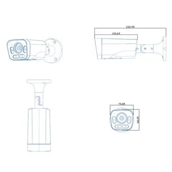 Amatek AC‐HS504VAX (2,8-12) с микрофоном (AoC) HD Видеокамера 5 Мп, объектив 2,8-12 мм