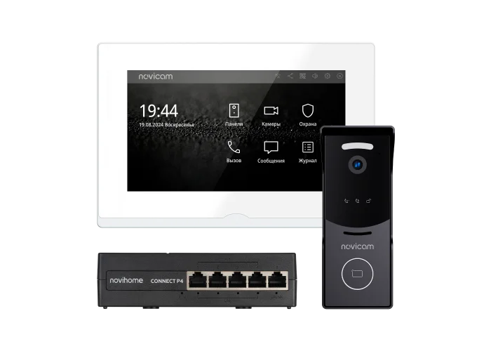 Комплект видеодомофона Novicam IMPULSE 7 IP KIT WHITE Novicam v.4645