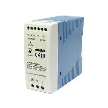 Блок питания Amatek AP-DIN48/60  48 В / 1,25А
