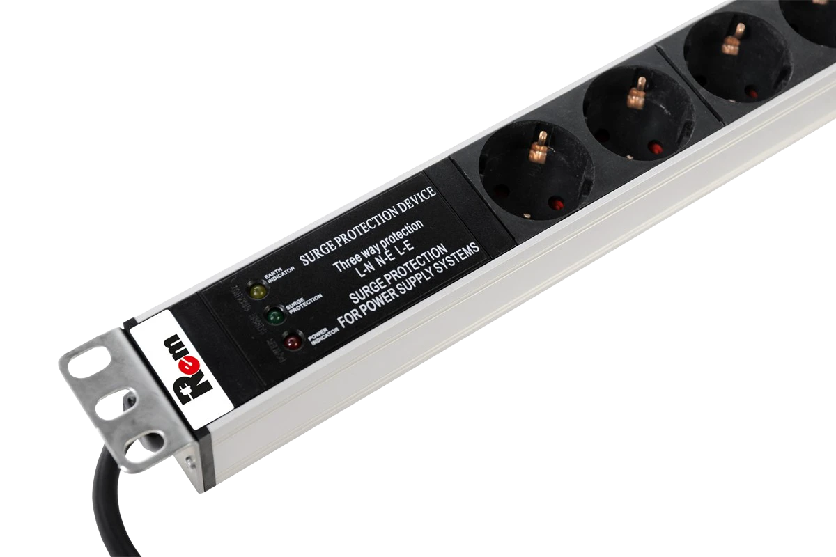 Rem R-16-20S-FI-1420-3 Вертикальный блок розеток 19" до 16А