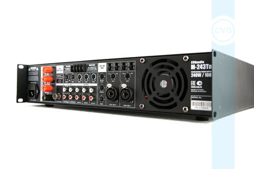 CVGaudio M-243Tm Трансляционный усилитель 240 Вт, на 1 зону