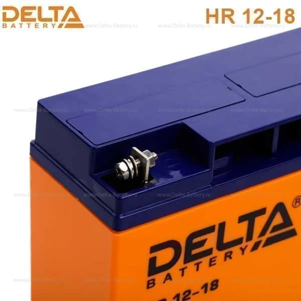 Аккумулятор Delta HR 12-18 AGM (12 В / 18 Ач)