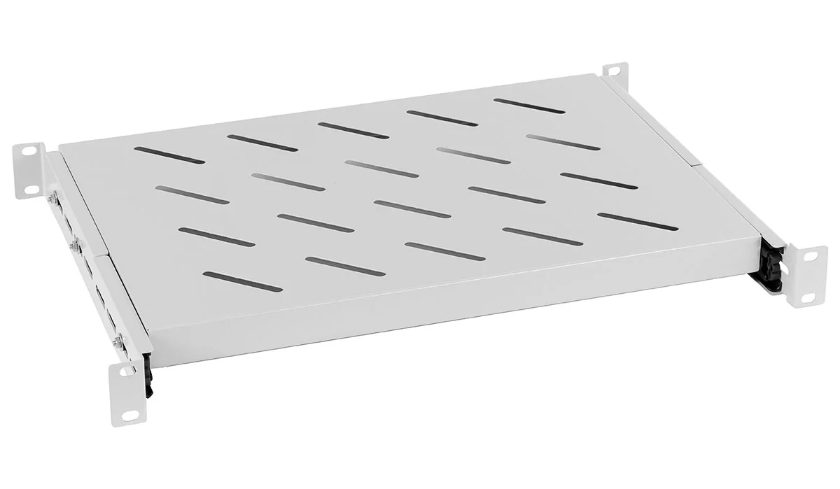 Cabeus JE05-600 (7147c) Серая перфорированная полка, 1U