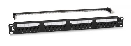 Cabeus PL2-24-Cat.6-Dual (10589c) Патч-панель 19"  на 24 порта