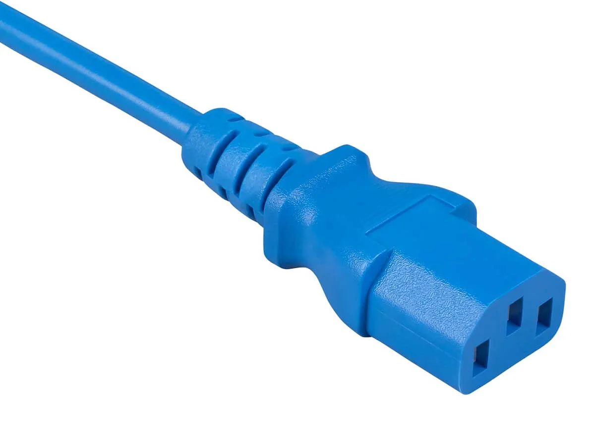 Cabeus PC-189-VDE-1.5-1.8M-BL (12267c) кабель питания IEC 320 C13 + IEC 320 C14, 1.8 м