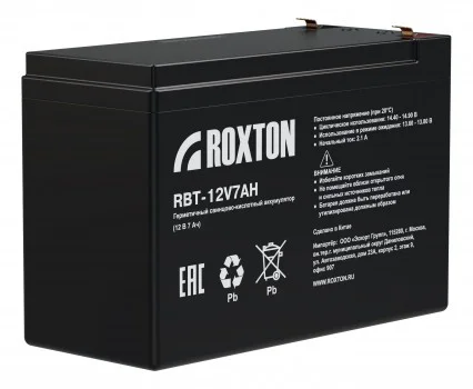 Аккумулятор Roxton RBT-12V7AH AGM (12 В / 7 Ач)