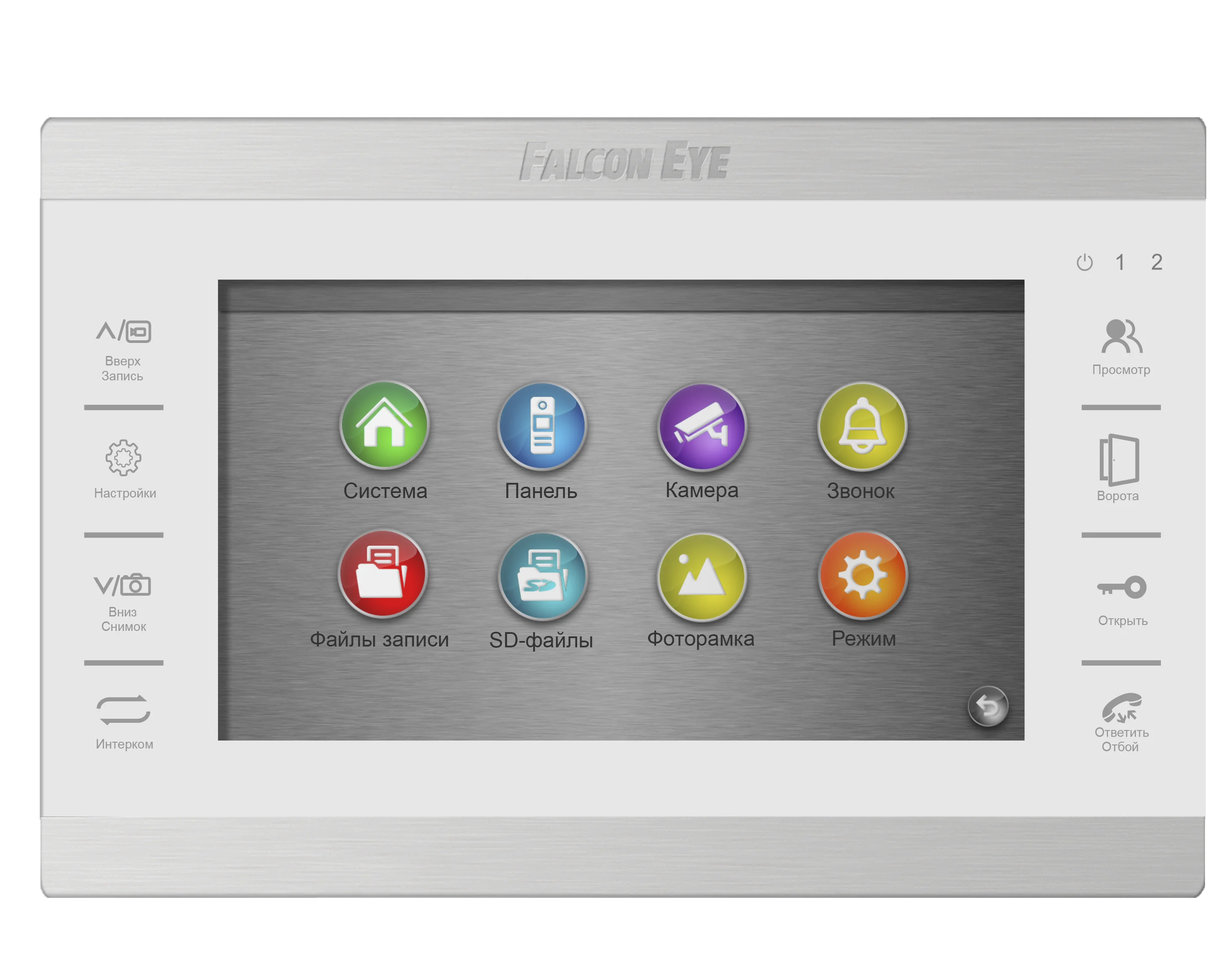 Монитор видеодомофона Falcon Eye FE-70 ATLAS HD (White) XL