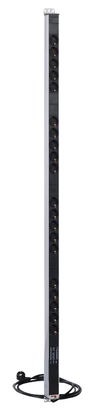 Rem R-16-20S-FI-1420-3 Вертикальный блок розеток 19" до 16А