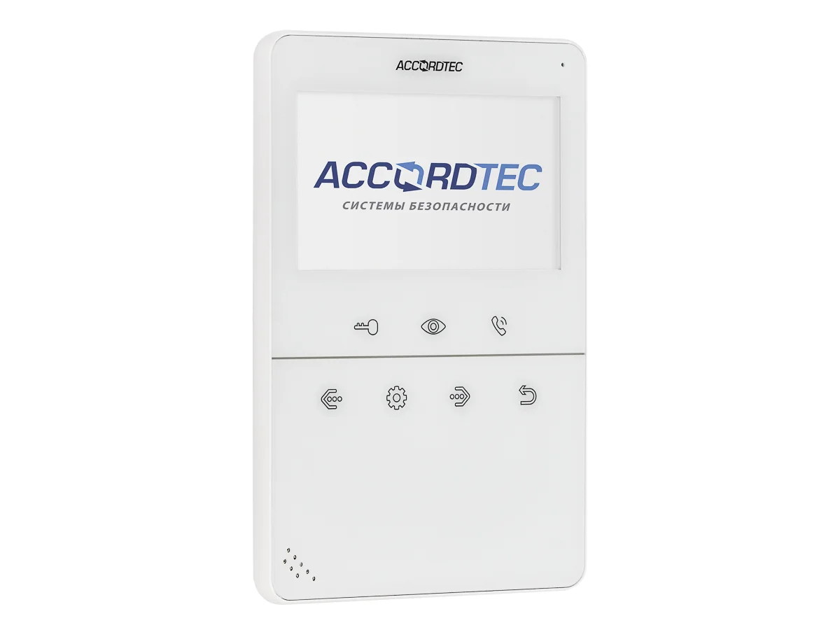 Монитор видеодомофона AccordTec AT-VD 432C WH