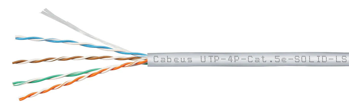 UTP-4P-Cat.5e-SOLID-LSZH-GY-100 (9776c-5)