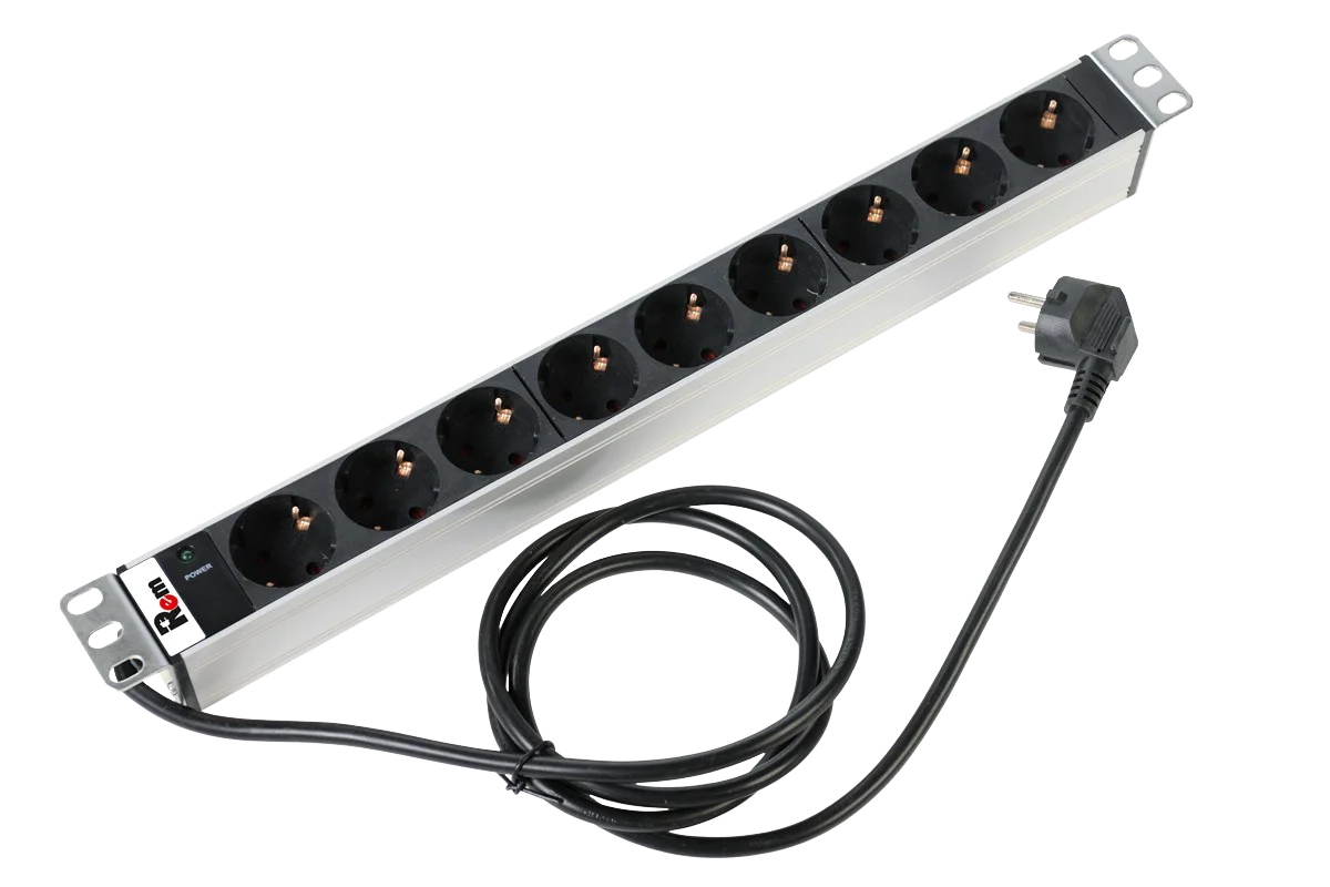 Rem R-16-9S-I-440-1.8 Горизонтальный блок розеток 19" до 16А