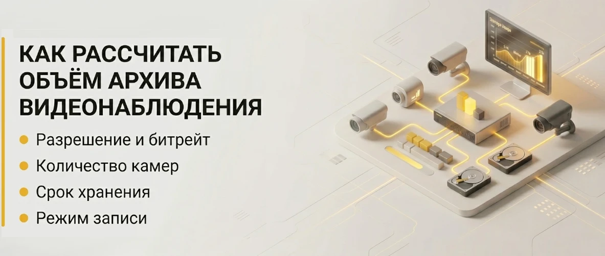 Как рассчитать объем архива