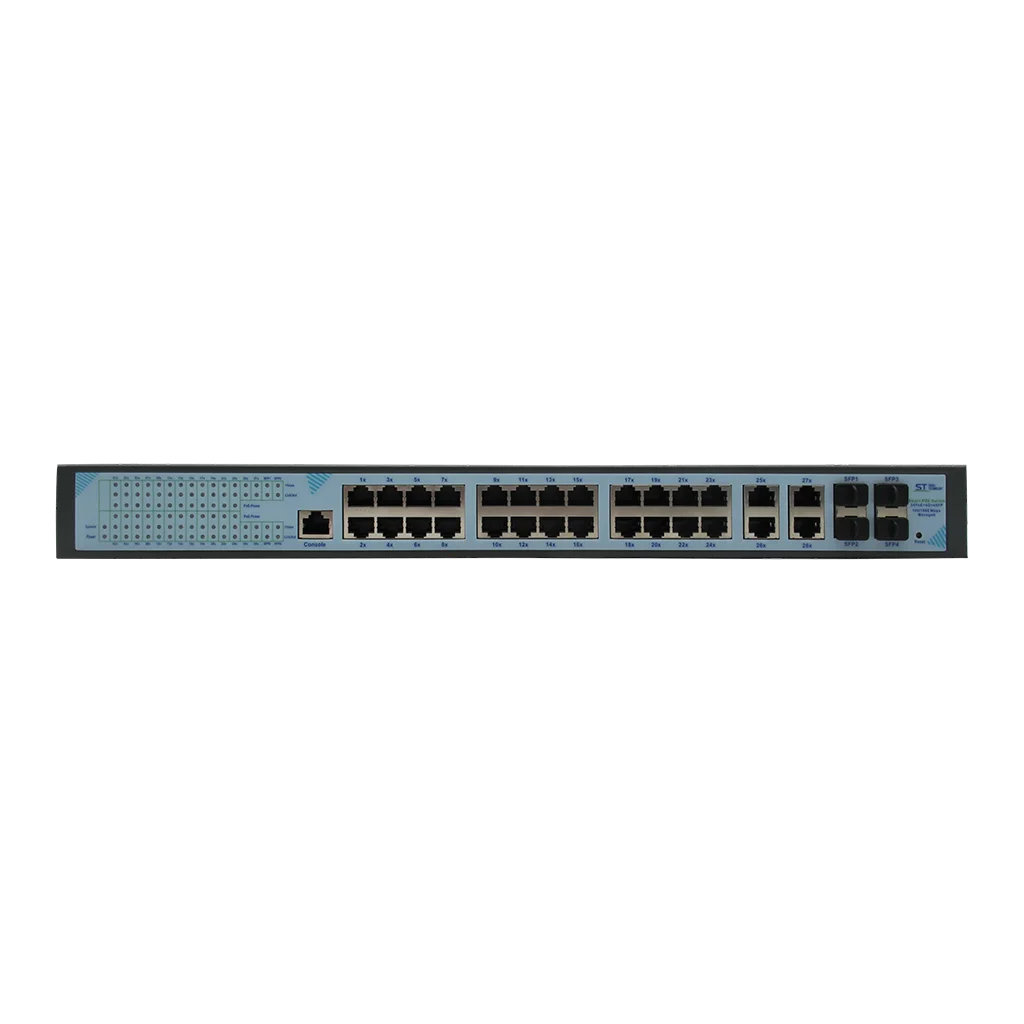 Коммутатор Space Technology ST-S324POE(24G/4G/4S/1C/400W/A) PRO M