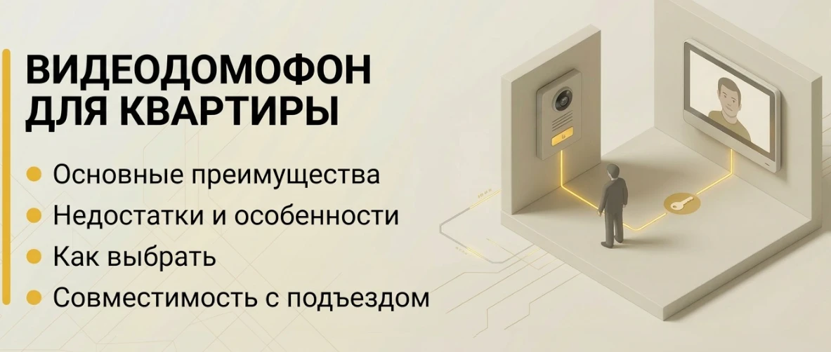 Как выбрать видеодомофон для квартиры