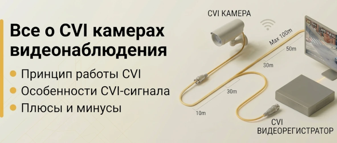Всё о CVI камерах видеонаблюдения