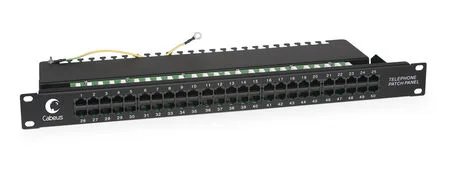Cabeus PL-50-TEL-Dual (7003c) Патч-панель 19"  на 50 портов