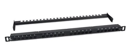 Cabeus PLHD-24-Cat.6-Dual-180-0,5U (9664c) Патч-панель 19"  на 24 порта
