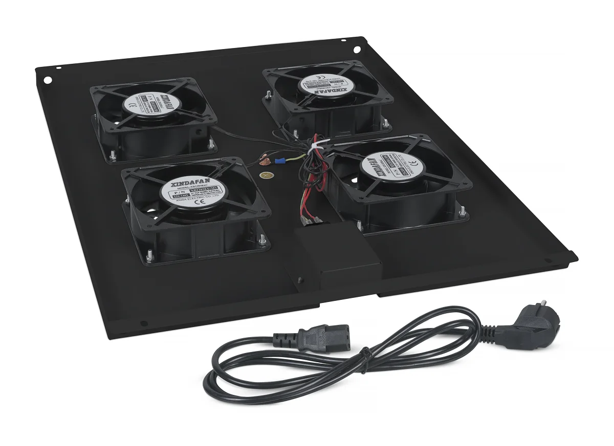 Cabeus TRAY-80-BK (8613c) вентиляторный модуль, с 4 вентиляторами