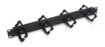 Cabeus JB08-1U-45-BK (10632c) Горизонтальный 1U кабельный органайзер 19" Черный