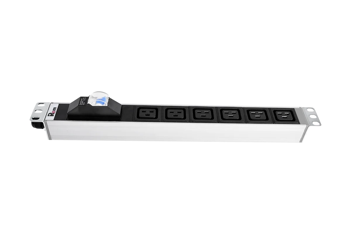Rem R-16-6C19-A-440-K Горизонтальный блок розеток 19" до 16 А