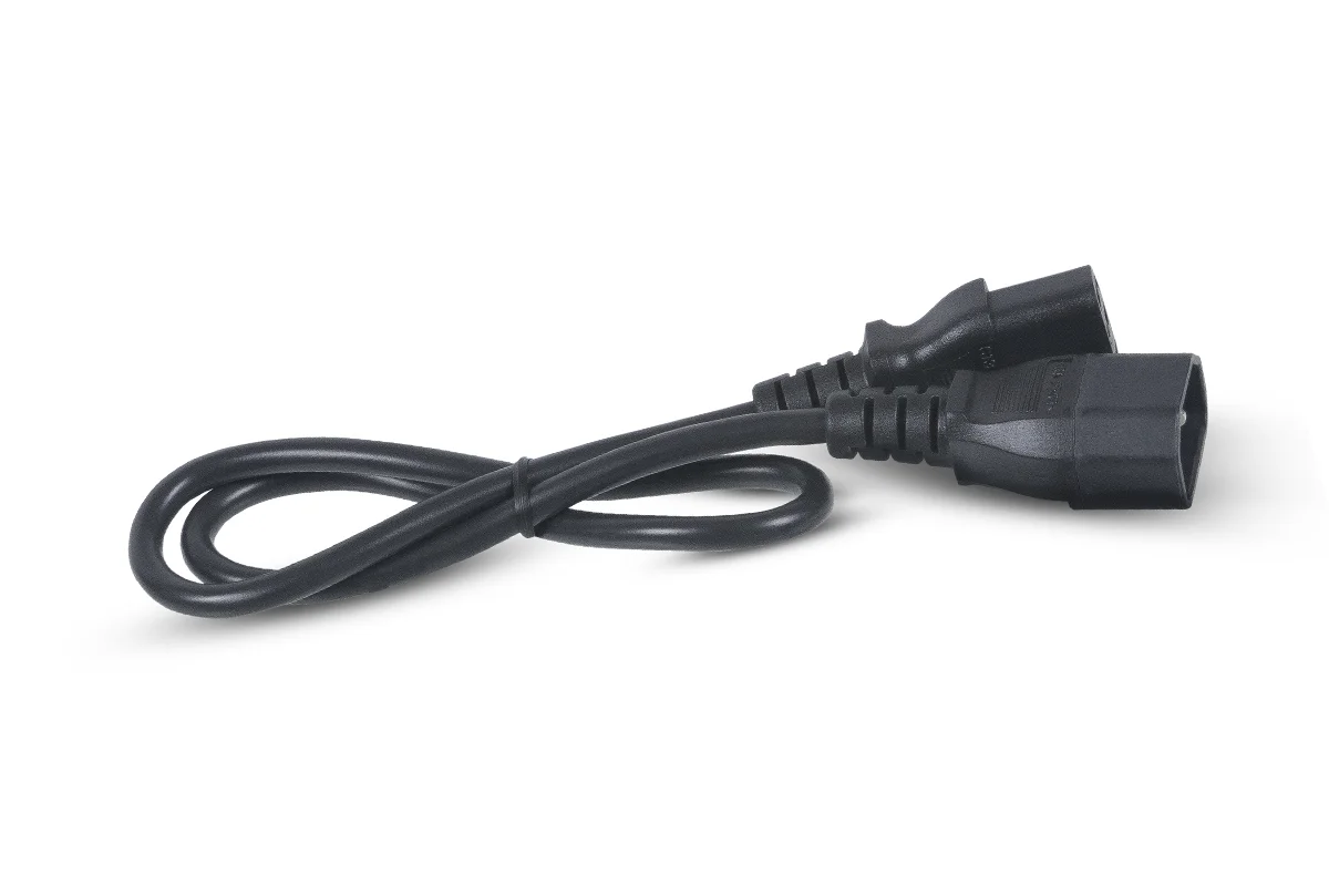 Cabeus PC-189-VDE-1.0-0.6M (11018c) кабель питания IEC 320 C13 + IEC 320 C14, 0.6 м