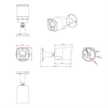 Amatek AC-IS512DA (2.8) Full Color + ИК IP Видеокамера 5 Мп, объектив 2,8 мм