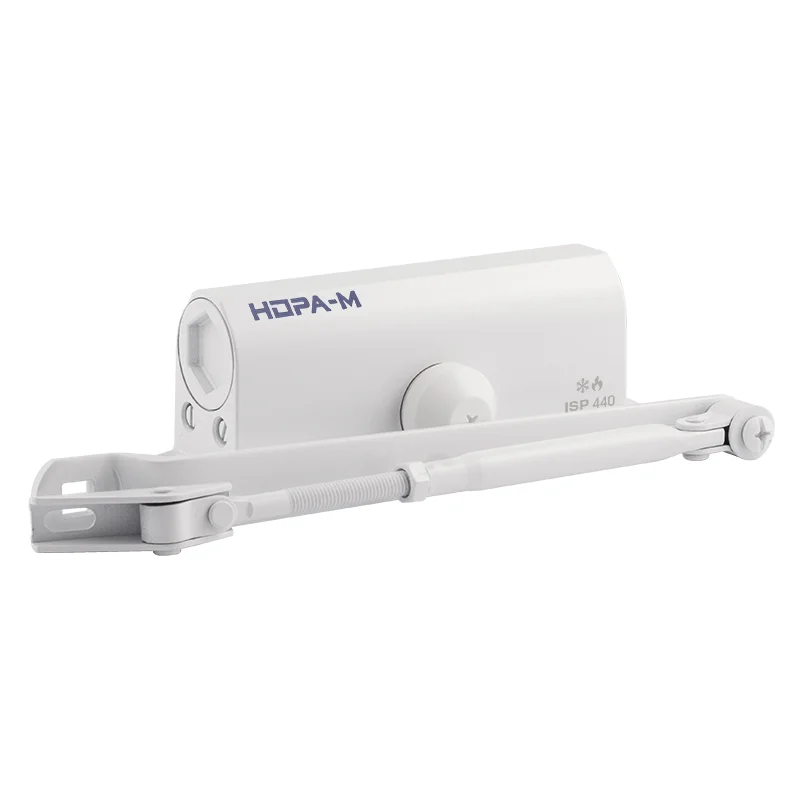 Дверной доводчик Нора-М ISPARUS 440 (белый) до 140 кг, EN6
