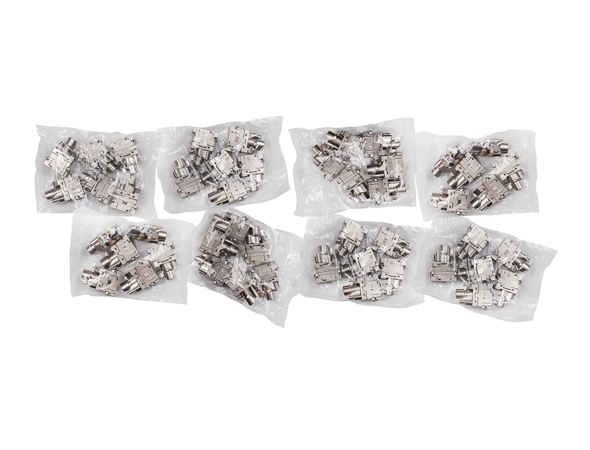 Cabeus PL-24-KJ-RJ45-Cat.6a-SH-180T (11834c) Патч-панель 19"  на 24 порта