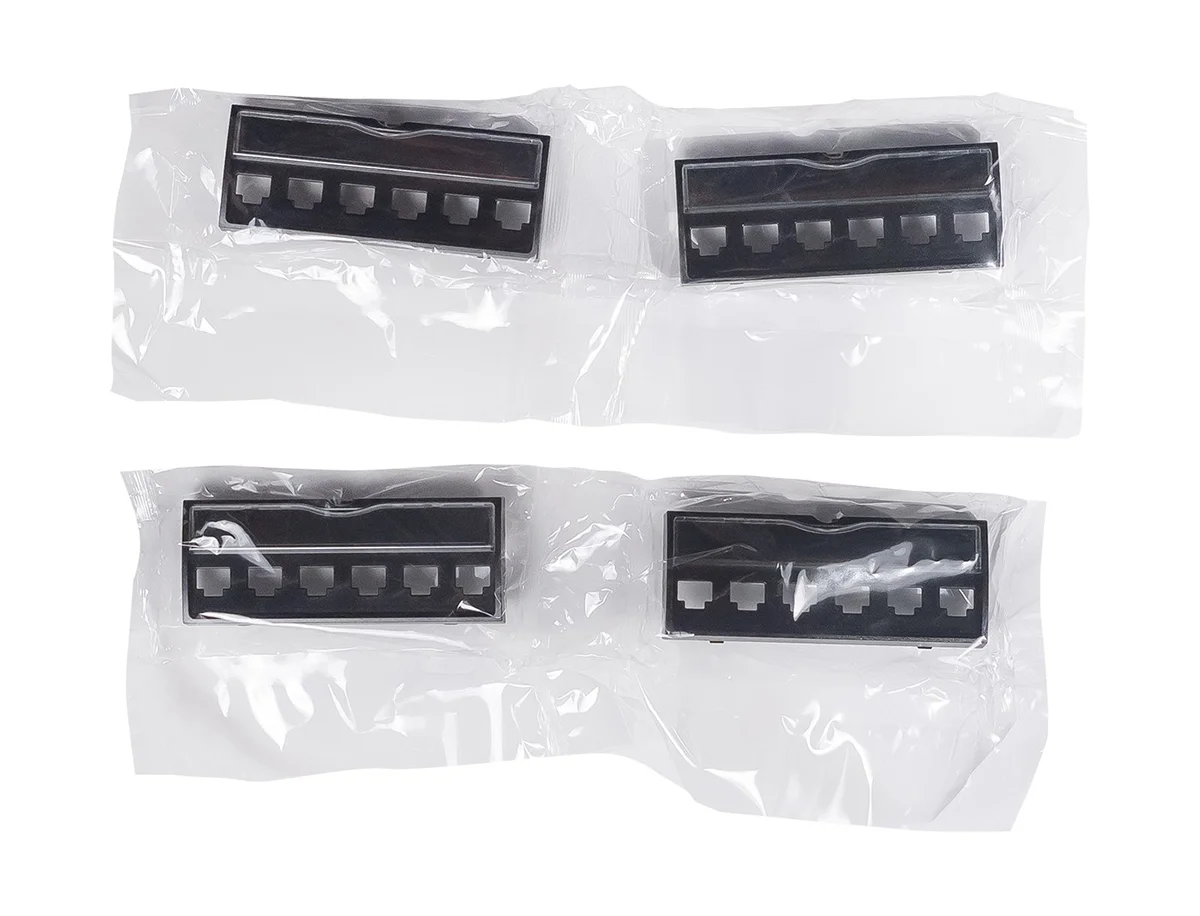 Cabeus PL-24-KJ-RJ45-Cat.6a-SH-180T (11834c) Патч-панель 19"  на 24 порта