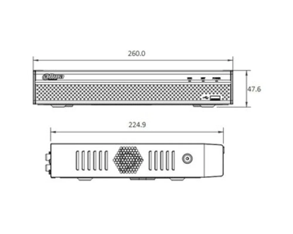 IP Видеорегистратор (NVR) Dahua DHI-NVR2104HS-P-4KS2