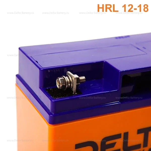 Аккумулятор Delta HRL 12-18 Х AGM (12 В / 18 Ач)