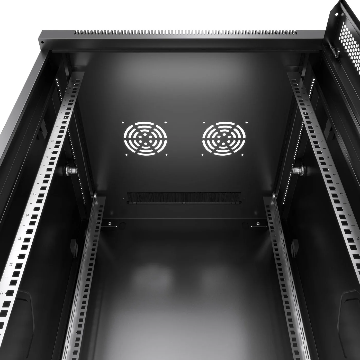 Cabeus SH-05F-18U60/45-R-BK (10773c) Настенный 18U телекоммуникационный шкаф 19"