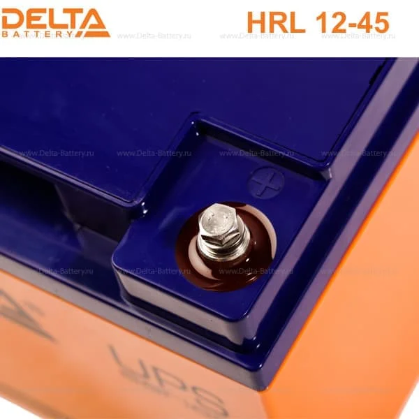 Аккумулятор Delta HRL 12-45 Х AGM (12 В / 45 Ач)