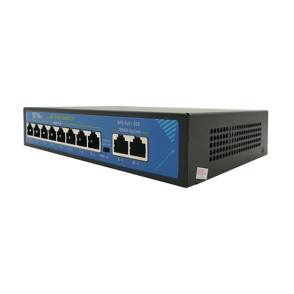 Коммутатор Space Technology ST-S86POE (2G/120W/А) PRO, (версия 2)