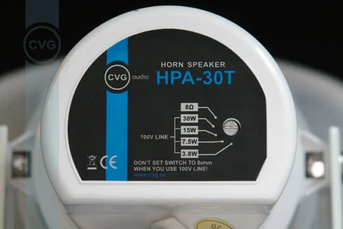 CVGaudio HPA30T рупорный громкоговоритель 3,8/7,5/15/30 Вт