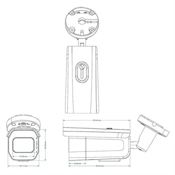 Amatek AC-IS505ZS (мото, 2,7-13,5) с микрофоном - IP Видеокамера  5 Мп, объектив 2,7-13,5 мм