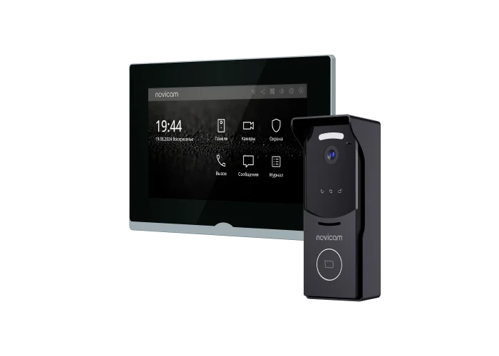Комплект видеодомофона Novicam IMPULSE 7 IP WIFI KIT BLACK Novicam v.4648