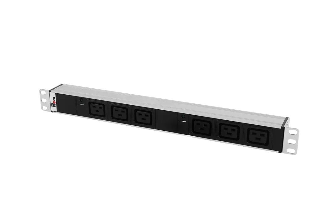 Rem R-32-6C19-I-440-K Горизонтальный блок розеток 19" до 32А