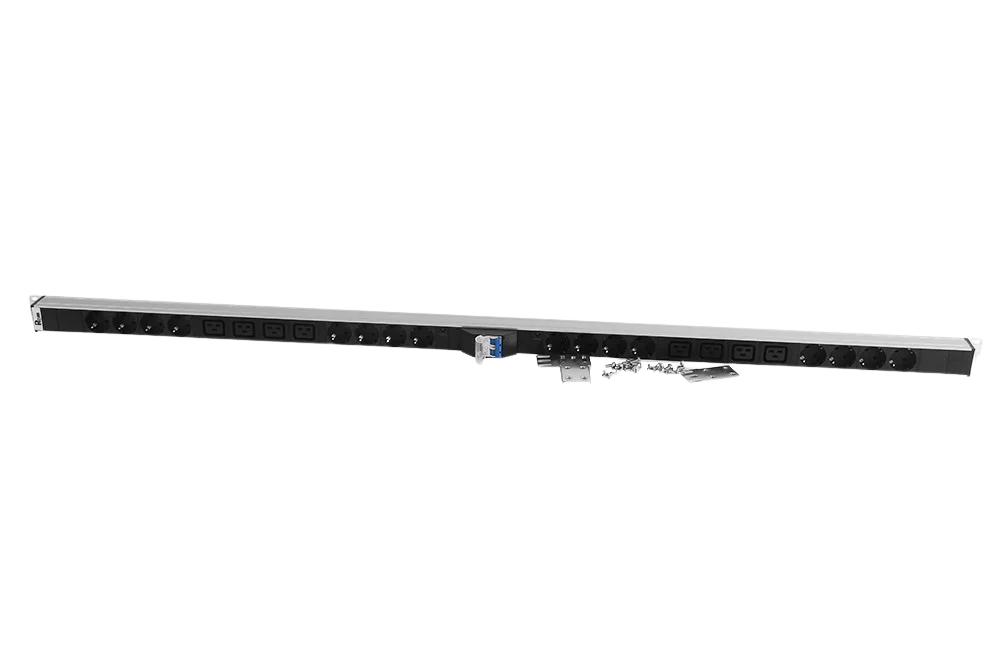 Rem R-32-2x(8S-4C19-A-I)-1420-K Вертикальный блок розеток 19" до 16А