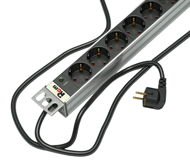 Rem R-16-9S-I-440-3 Горизонтальный блок розеток 19" до 16 А