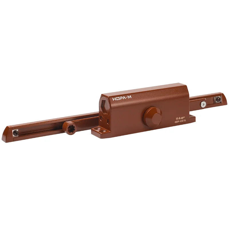 Дверной доводчик Нора-М ISPARUS 450 Slider (коричневый) ,