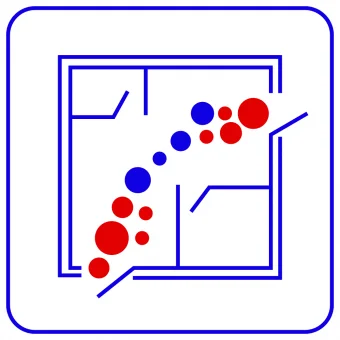 TRASSIR Heat Map on Map