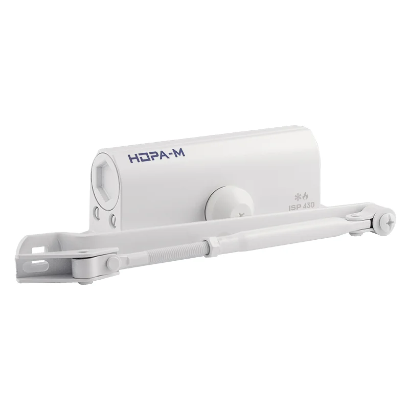 Дверной доводчик Нора-М ISPARUS 430 (белый) до 110 кг, EN5