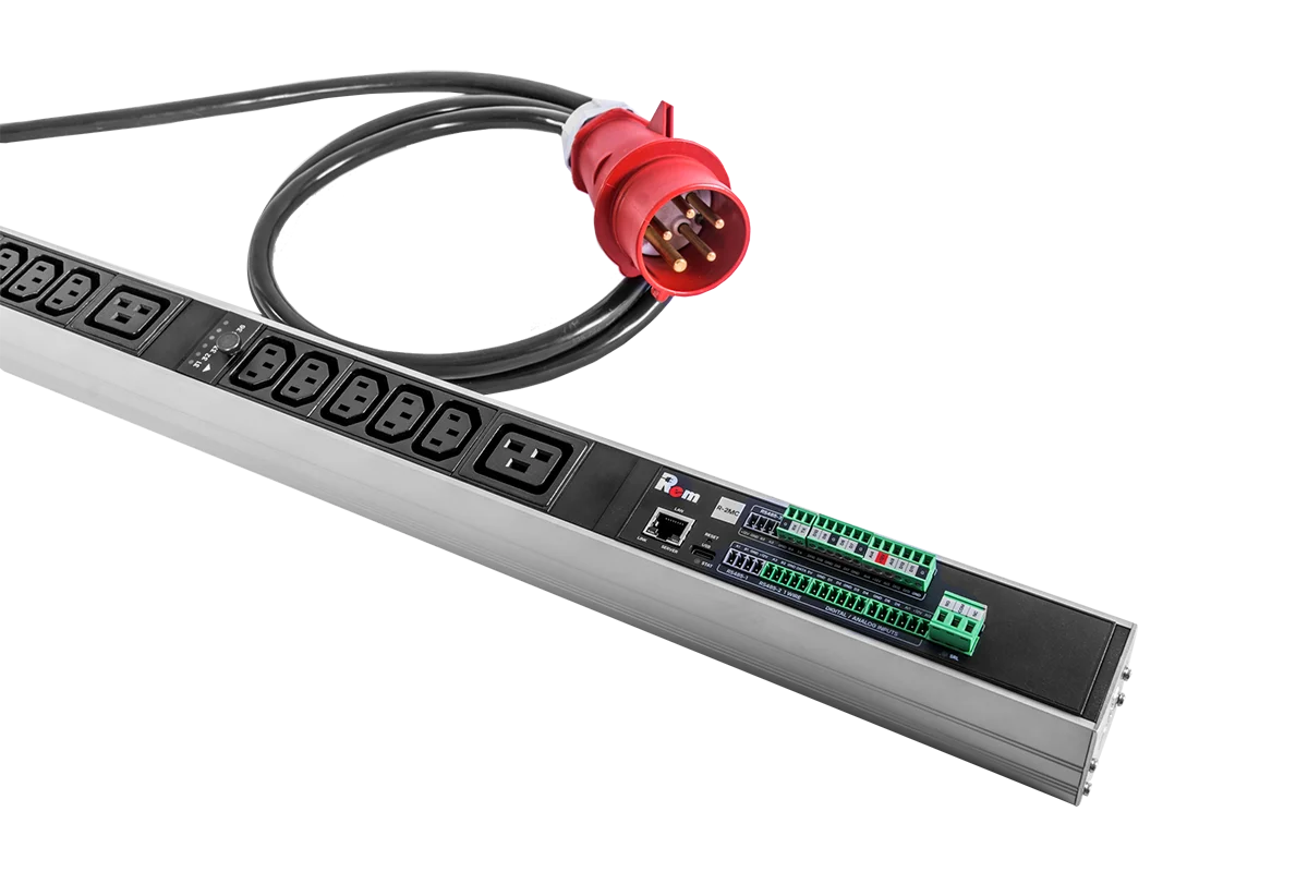 Rem R-2MC3-32-30xC13-6xC19-A-MCL-1820-3-2P Вертикальный блок розеток 19" до 32А
